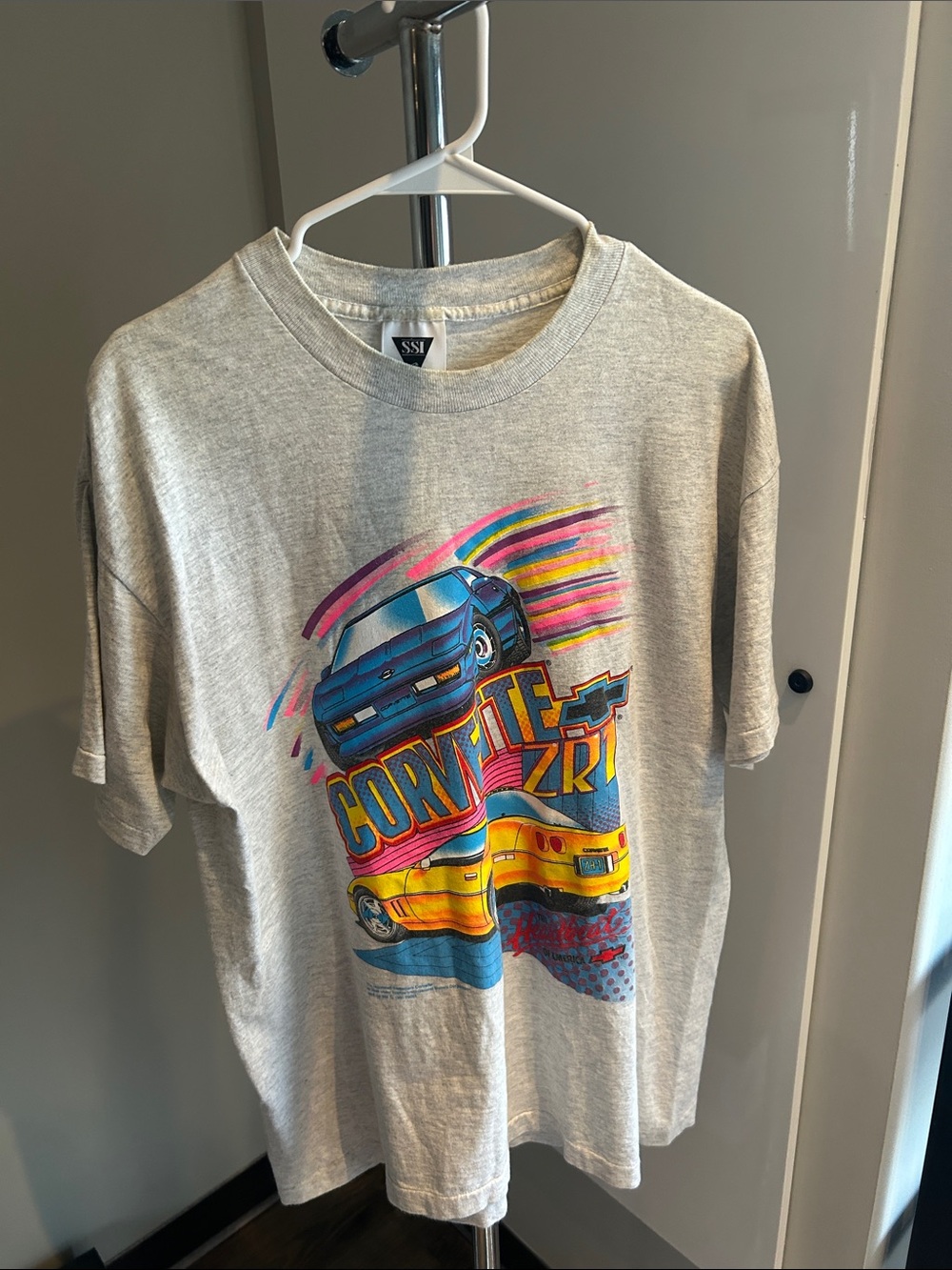 Vintage 1991 Corvette ZR1 Graphic Tee Made in USA Single Stitch